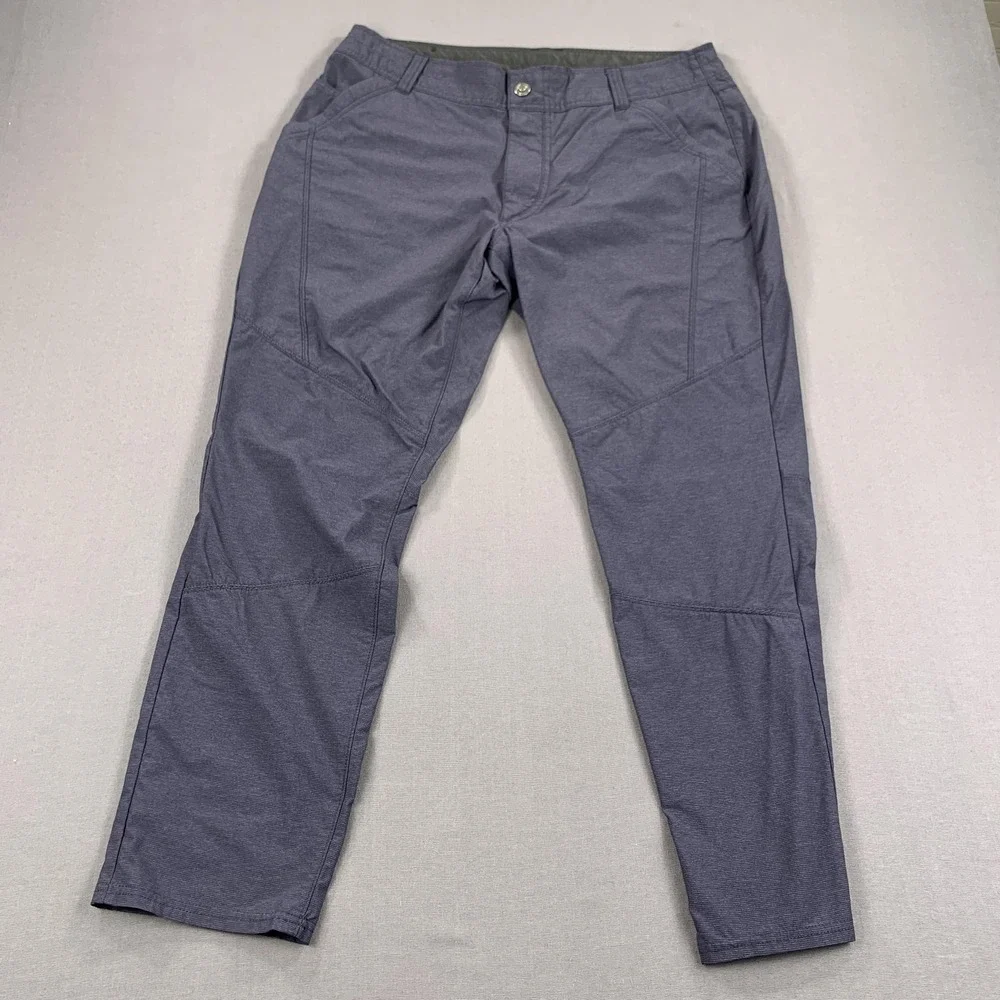 Kuhl Deceptr Pants Mens 36x30 Blue & Black Hiking Travel Stretch Tufflite EUC - Picture 2 of 16